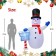 8FT Snowman with Sign Inflatable