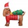 4FT  Inflatable Santa Dog and Tree with LED lights