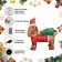 4FT  Inflatable Santa Dog and Tree with LED lights