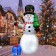 8FT LED  Snowman with Tree and Gift bag Inflatable