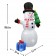 8FT LED  Snowman with Tree and Gift bag Inflatable