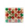 60PK Shatterproof Ornaments - Green/Gold/Red