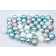 Combo 55Pc Christmas Ornament-Blue And Silver And White