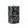 3 x 4 Inch Black Scroll Pillar Candle