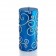 3 x 6 Inch Blue Scroll Pillar Candle