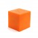 3 x 3 Inch Orange Square Pillar Candles (12pcs/Case) Bulk