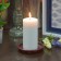 3 x 4 Inch  White Pillar Candle