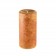 3 Inch x 6 Inch Brown Rain Lissed Oak Leaf Scented Pillar Candle(12pcs/Case)