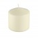 3Pack 3 Inchx 3 Inch Ivory Pressed and Over-Dipped Pillar Candles (12pcs/Case)