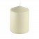 3Pack 3 Inchx 4 Inch Ivory Pressed and Over-Dipped Pillar Candles (12pcs/Case)