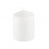 3Pack 3 Inchx 4 Inch White Pressed and Over-Dipped Pillar Candles (12pcs/Case)