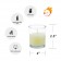 Ivory Round Glass Votive Candles (12pc/Box)