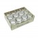 White Round Glass Votive Candles (12pc/Box)