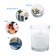 White Round Glass Votive Candles (96pcs/Case) Bulk