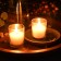 White Round Glass Votive Candles (12pc/Box)