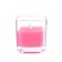Hot Pink Square Glass Votive Candles (12pc/Box)