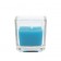Turquoise Square Glass Votive Candles (96pcs/Case) Bulk