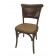 34 InchH Brown Wooden Chair
