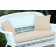Ivory Loveseat Cushion with Pillows