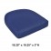Midnight Blue Single Chair Olefin Cushion