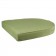 Black Wicker Chair With Sage Green Cushion - Set of 4