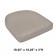 Light Grey Single Chair Olefin Cushion