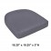 Dark Grey Single Chair Olefin Cushion