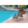 Set of 2 Oversized Zero Gravity Chair with Sunshade and Drink Tray - Black and Tan