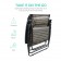 Set of 2 Oversized Zero Gravity Chair with Sunshade and Drink Tray - Black and Tan
