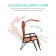 Set of 2 Oversized Zero Gravity Chair with Sunshade and Drink Tray