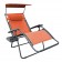 Oversized Zero Gravity Chair with Sunshade and Drink Tray - Orange
