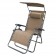 Oversized Zero Gravity Chair with Sunshade and Drink Tray - Tan