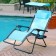 Oversized Zero Gravity Chair with Sunshade and Drink Tray - Pacific Blue