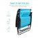 Oversized Zero Gravity Chair with Sunshade and Drink Tray - Pacific Blue