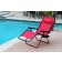 Oversized Zero Gravity Chair with Sunshade and Drink Tray - Red