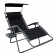 Oversized Zero Gravity Chair with Sunshade and Drink Tray - Black