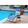 Set of 2 Oversized Zero Gravity Chair with Sunshade and Drink Tray - Blue