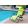 Oversized Zero Gravity Chair with Sunshade and Drink Tray - Lime Green