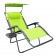 Set of 2 Oversized Zero Gravity Chair with Sunshade and Drink Tray - Lime Green