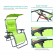 Set of 2 Oversized Zero Gravity Chair with Sunshade and Drink Tray - Lime Green