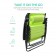 Set of 2 Oversized Zero Gravity Chair with Sunshade and Drink Tray - Lime Green