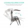Set of 2 Oversized Zero Gravity Chair with Sunshade and Drink Tray - Brown Mesh