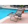 Set of 2 Oversized Zero Gravity Chair with Sunshade and Drink Tray - Brown Mesh