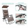 Oversized Zero Gravity Chair with Sunshade and Drink Tray - Brown Mesh