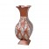 16 Inch Copper/Silver Metal Vase
