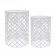 Angel Set of 2 White Side Table