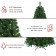 7.5 Feet. Pre-Lit Artificial Christmas Tree With Metal Base