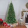 7 Feet. Slim Pre-Lit Artificial Christmas Tree With Metal Stand