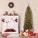7 Feet. Pre-Lit Artificial Christmas Tree With Bronze MgO Urn Base
