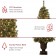 7 Feet. Pre-Lit Artificial Christmas Tree With Bronze MgO Urn Base